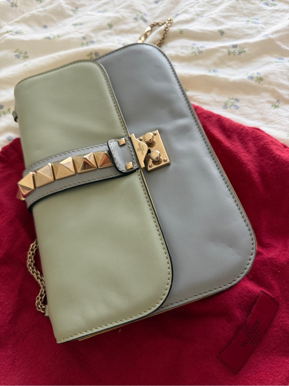 Valentino Garavani Rockstud Chain Flap Bag
